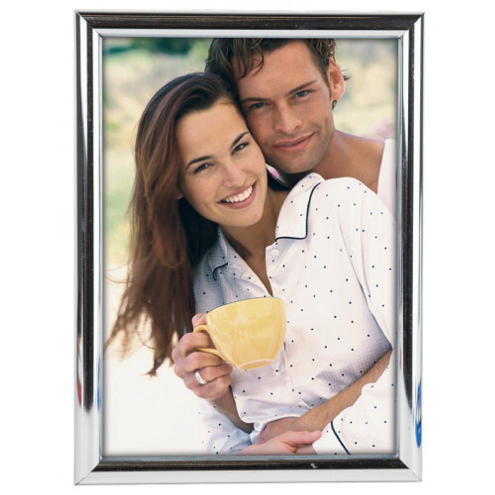 Фоторамка Image Art Радуга 10х15 пластиковая со стеклом серебро