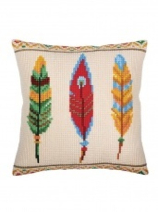 "Перышки для ловца снов"-5364  подушка