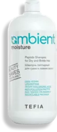 Шампунь пептидный для сухих и ломких волос Peptide Ambient Moisture Tefia, 950 мл