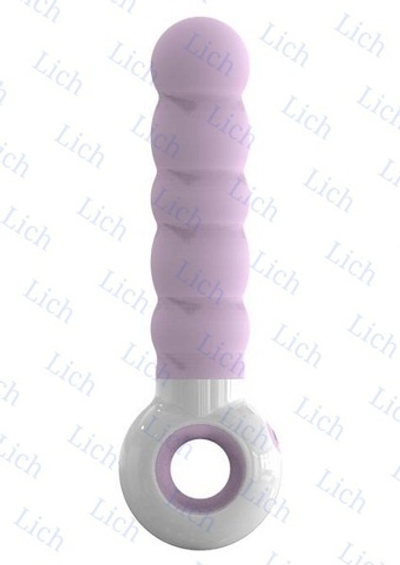 Розовый волнообразный вибратор O-zone