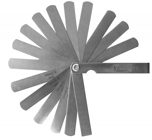 Комплект щупов 15 пластин Thorvik TG15