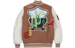Jordan x Travis Scott Varsity Jacket Asia Sizing Antique Brown, DO4104-256