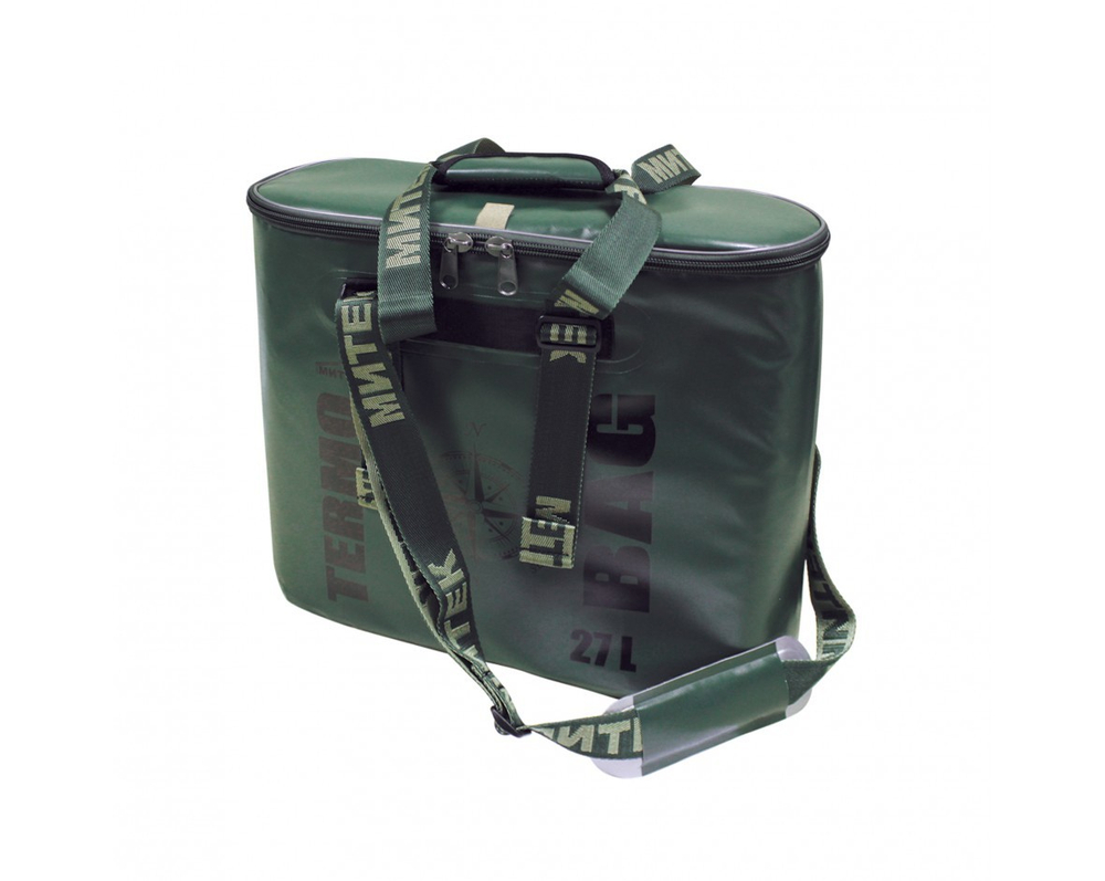 СУМКА ТЕРМОС МИТЕК (50Х20Х40СМ) ОВАЛ (СЕРОЕ)