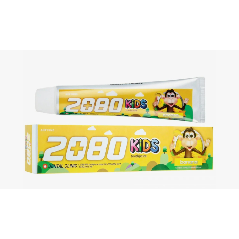 Детская зубная паста с бананом Dental Clinic 2080 KIDS Toothpaste Banana