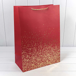 Пакет подарочный 40х55х20см Премиум "Золотые вкрапления" (Микс)