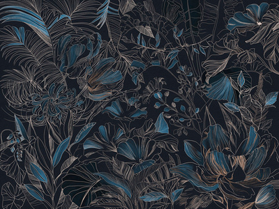 Дизайнерские обои Wall Street Blossom