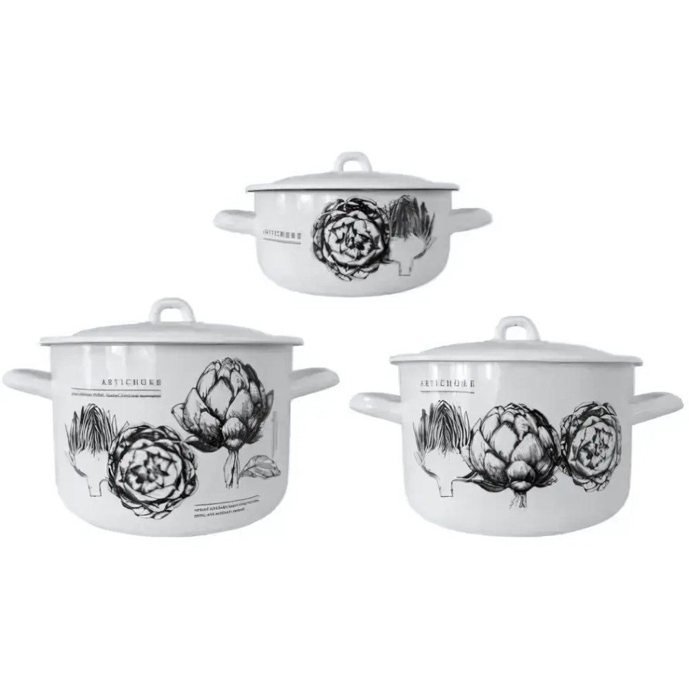 Набор эмалированной посуды «Artichoke» 001/4Э