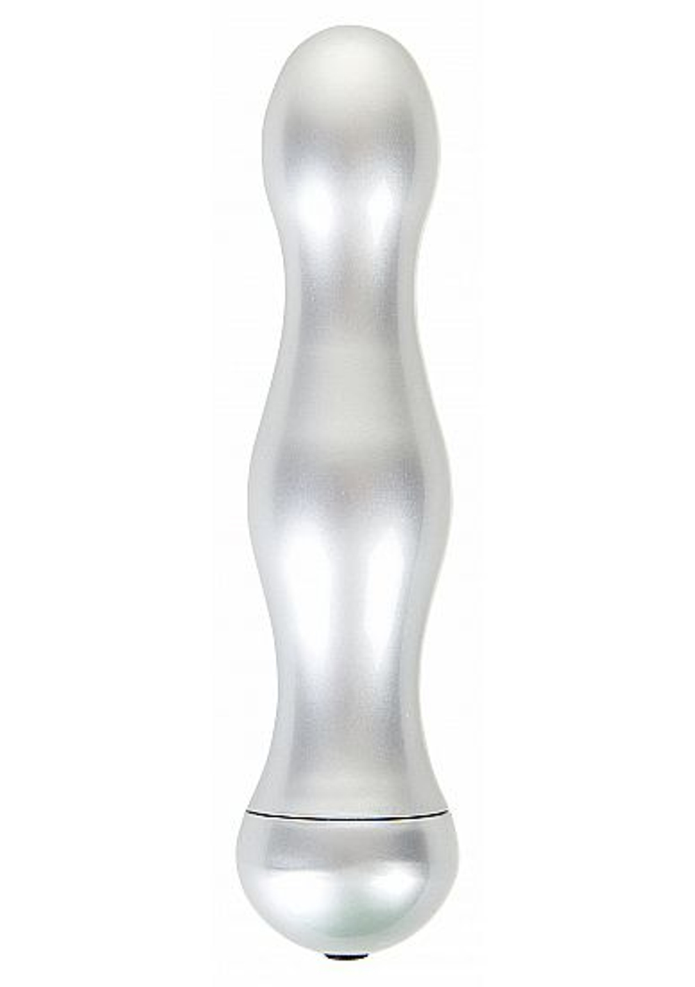 Вибратор Vibe Deluxe Silver - 16,5 см. (Цвет: серебро)