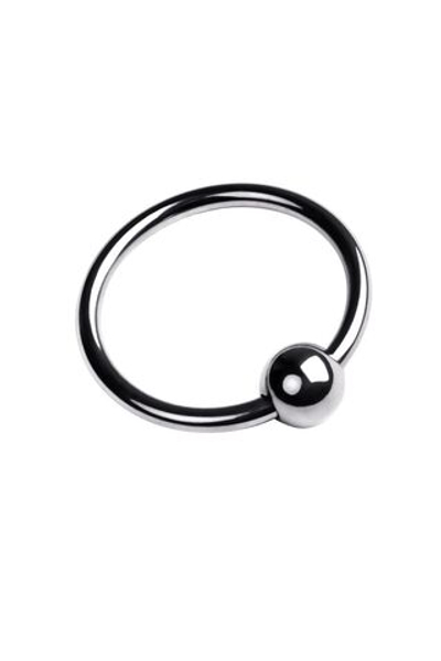 Кольцо под головку пениса Metal by TOYFA, серебряное, 3 см