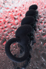 Набор чёрных анальных цепочек 13,5см и 14см Satisfyer Booty Call