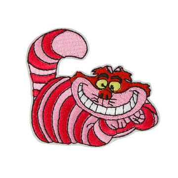 Нашивка термоаппликация на одежду и на рюкзак. Чеширский Кот