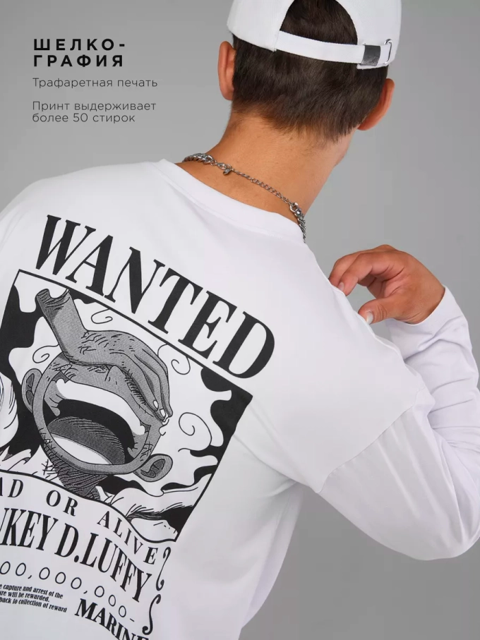 Лонгслив оверсайз Lyffy One Piece