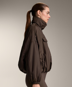 Oysho Водоотталкивающая куртка-баллон FELLEX® AEROGEL, коричневый