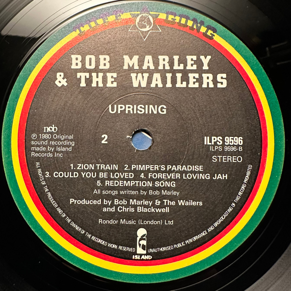 Bob Marley & The Wailers - Uprising (Швеция 1980г.)