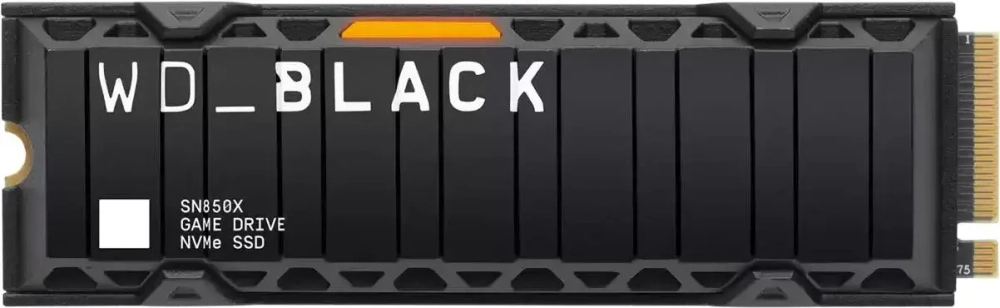 Твердотельный накопитель 4000GB SSD WD Серия BLACK SN850X M.2 2280 NVMe R7300Mb/s, W6600MB/s WDS400T2XHE