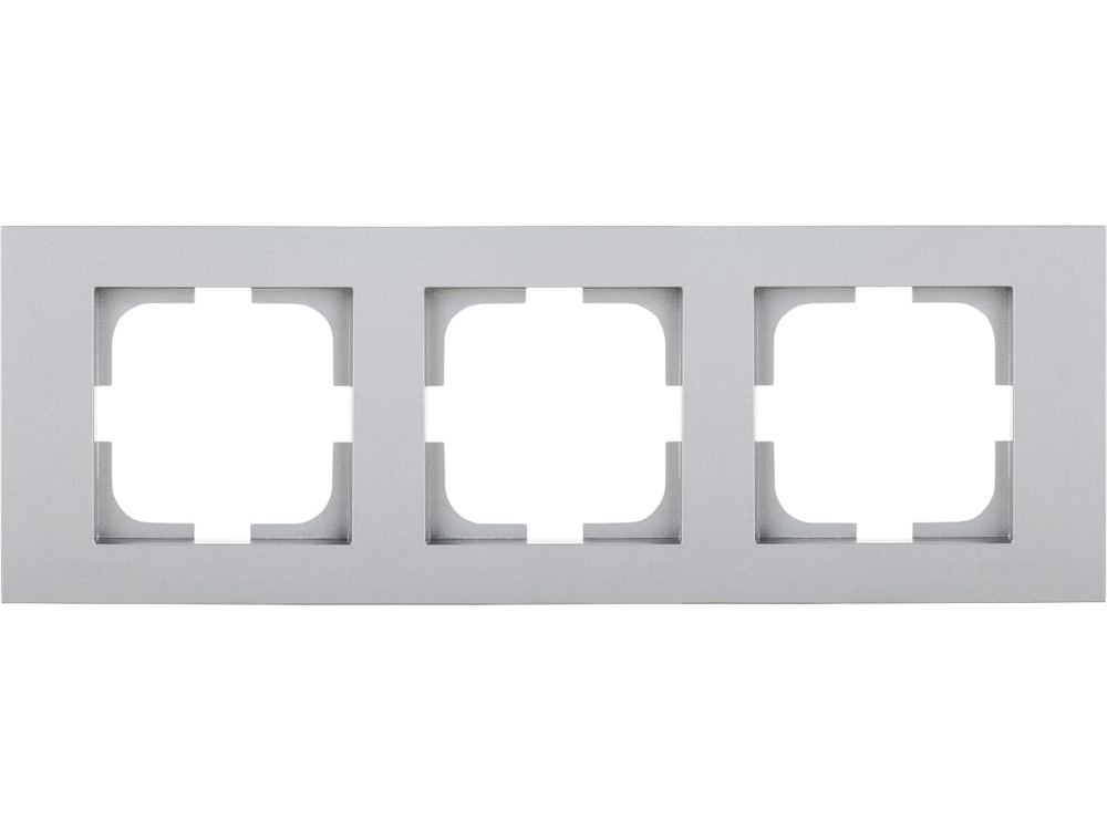 Рамка 3-ая OVIVO GRANO серебряная 400-100000-227