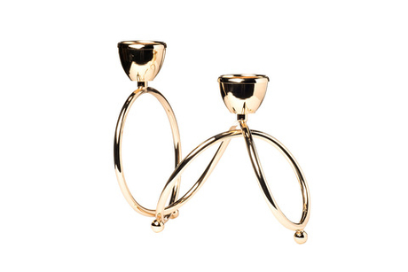 Подсвечник Garda Decor золотой 2K299535G