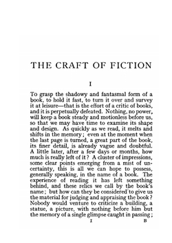 The Craft of Fiction | Percy Lubbock
