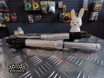 АМОРТИЗАТОРЫ ПЕРЕДНИЕ [ПЕРЬЯ] 370 мм DIO AF (барабанные тормоза)