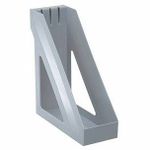 Лоток вертик. СТАММ БАЗИС 100 мм серый пластик