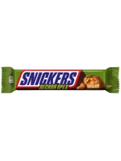 Шоколадные батончики Сникерс Лесной Орех 81 г * 32 шт