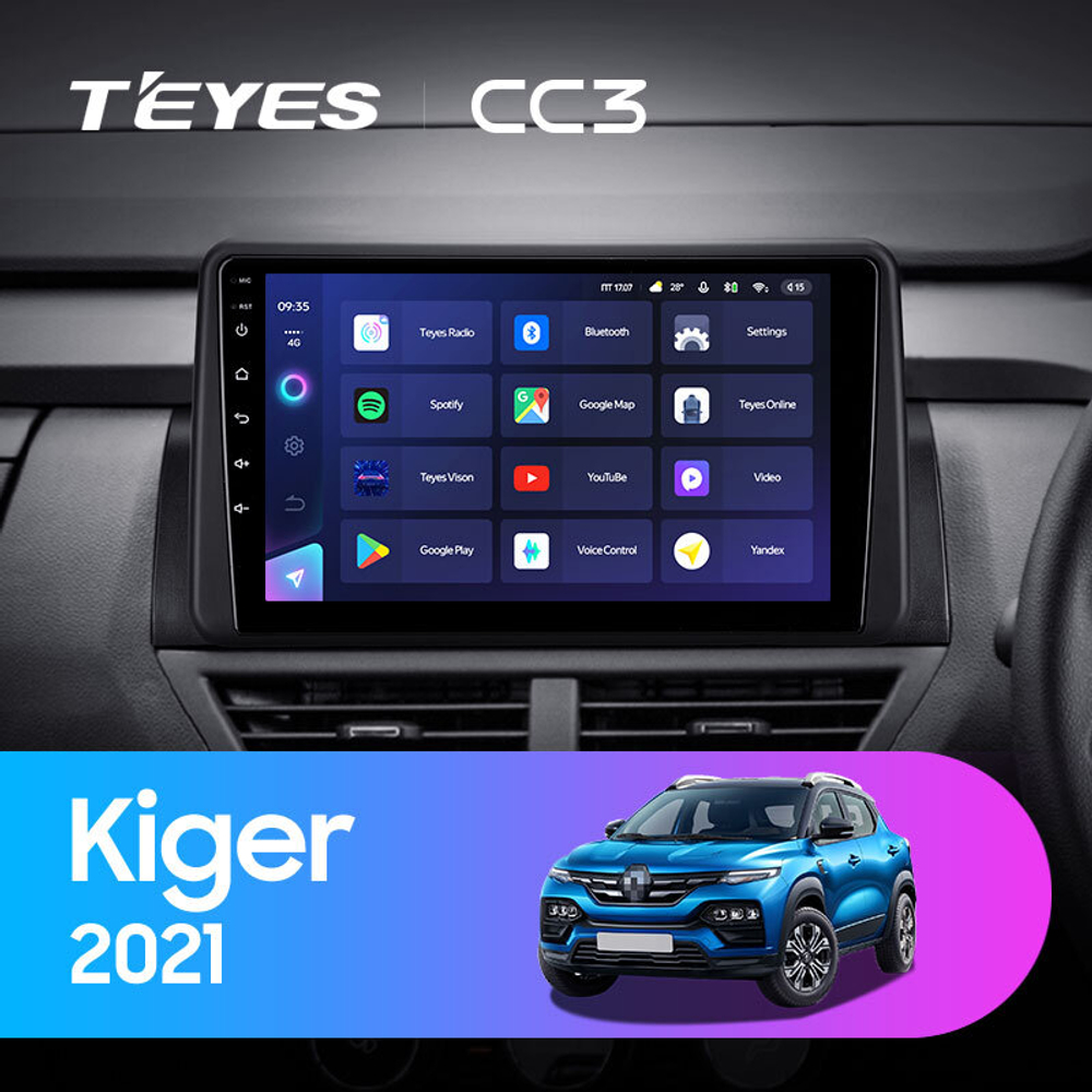 Teyes CC3 9"для Renault Kiger 2021