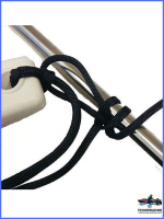 Плетеный шкерт для кранцев, 9,5 мм x 1,8 м, белый/ Трос для кранцев (2шт) (10255218).