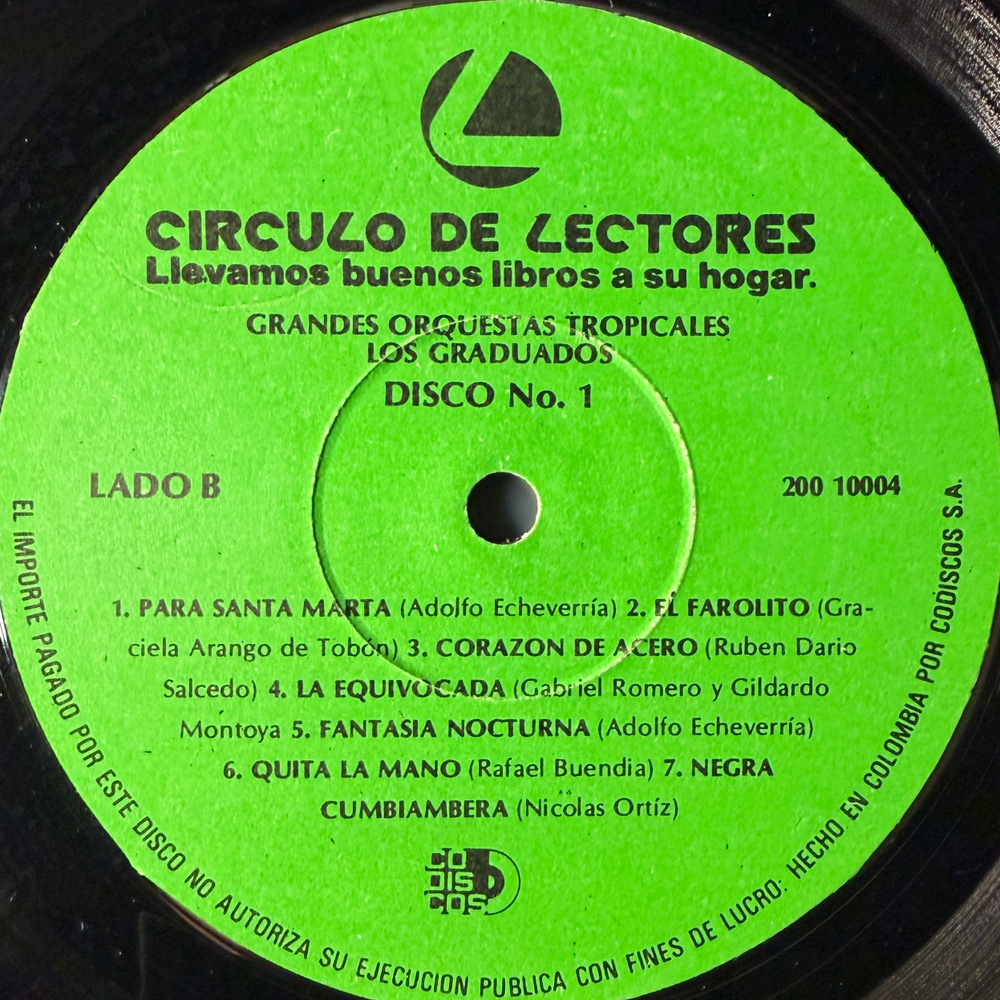 Los Graduados ‎– Grandes Orquestas Tropicales 2LP (Колумбия 1985г.) Т