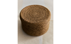 Zara Home Корзина из морской травы, цвет бежевый, 18 см · 6353/049