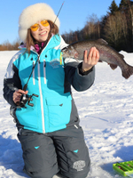 Костюм зимний женский Alaskan Vanda M белый/голубой/серый (куртка+полукомбинезон)