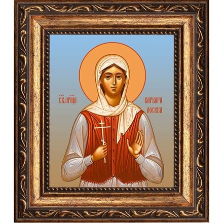 Варвара Лосева мученица. Икона на холсте.