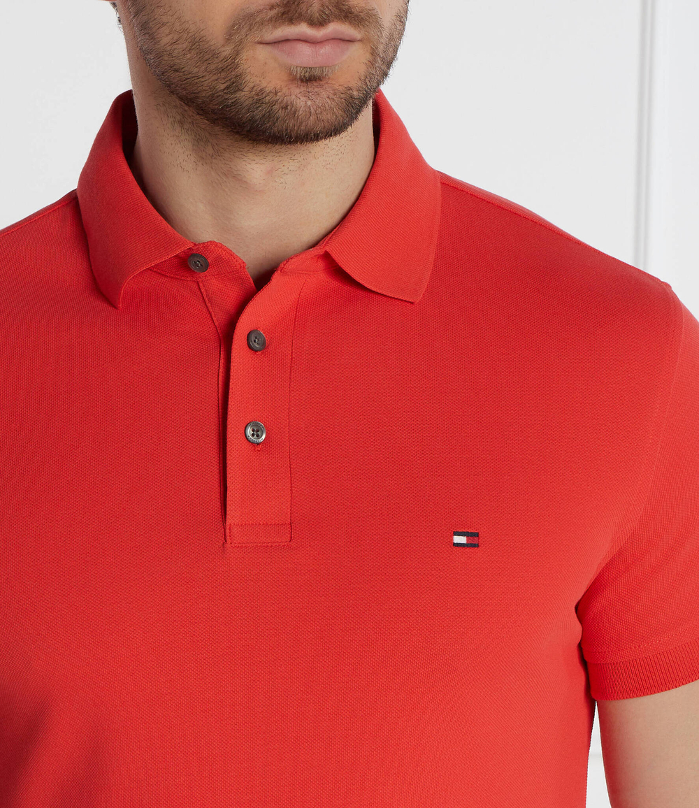 Поло Tommy Hilfiger - коралловый(MW0MW17771)