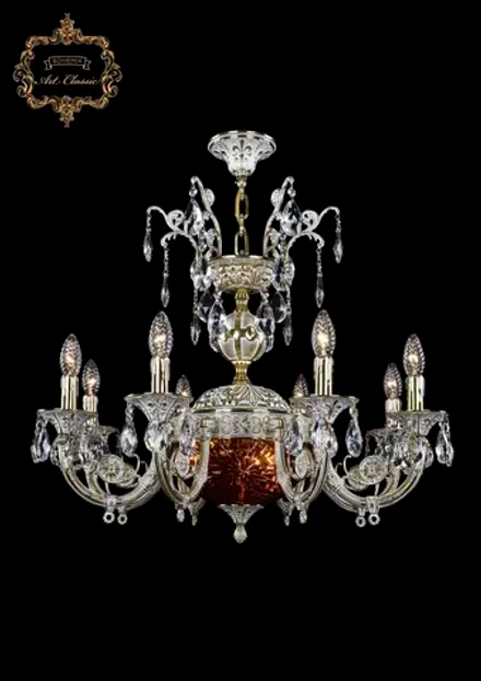 Подвесная люстра Art Classic 31.22.8.KR175SP.250IT.GW.Sp.Amber.1A