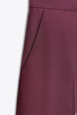 ZARA БРЮКИ ШИРОКОГО КРОЯ С ЦВЕТОЧНЫМ ПРИНТОМ, РАЗНОЦВЕТНЫЙ