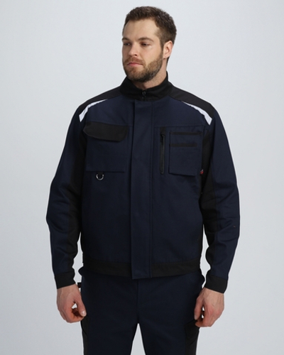 Куртка Милан CH (тк.Смесовая,260), т.синий/черный