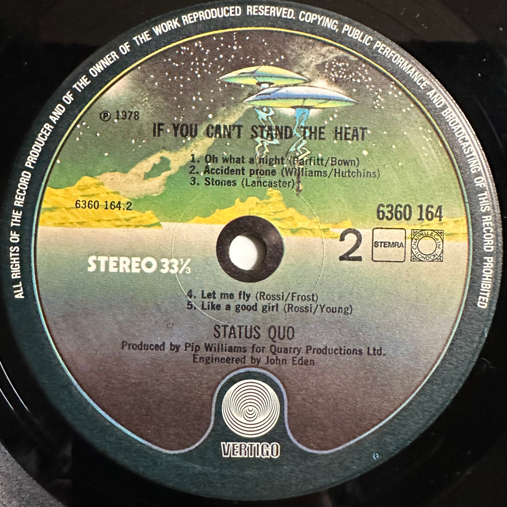 Status Quo - If You Can't Stand The Heat (Голландия 1978г.)