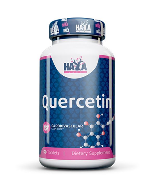 Кверцетин 500 мг, Quercetin 500 mg, Haya Labs, 50 капсул