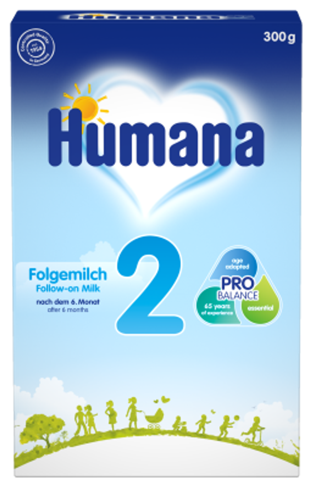 Последующая молочная смесь Humana 2 с 6 месяцев 300г