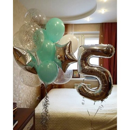 Букет шаров на День Рождения Ребенку 5 лет