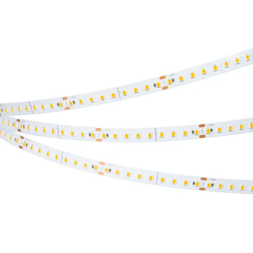 Светодиодная лента UL-A126-10mm 24V Warm3000 (8 W/m, IP20, 5m) (Arlight, высок.эфф.165 лм/Вт) 044497