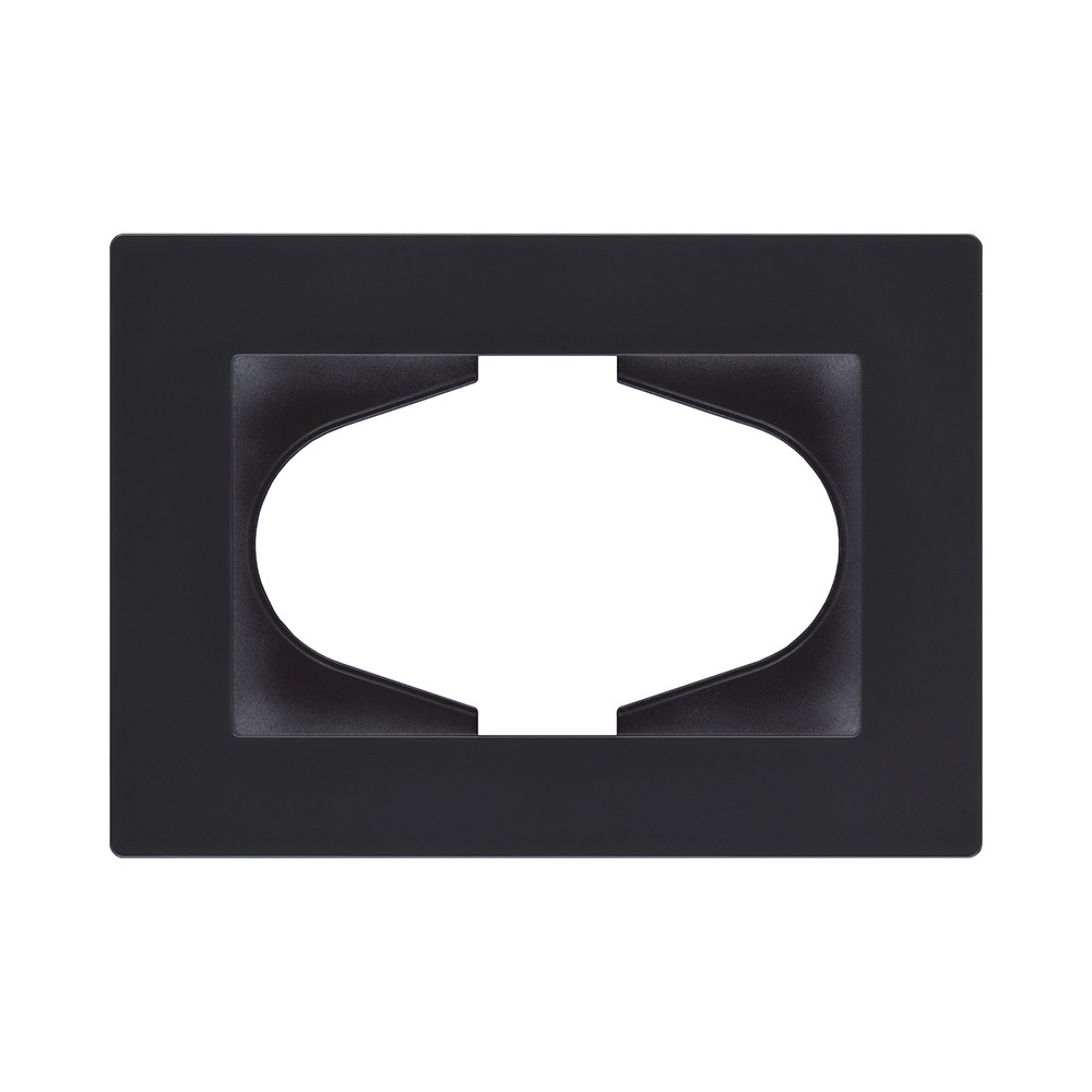 Рамка для двойной розетки, черный матовый Kollinger Aspekt AT120BM