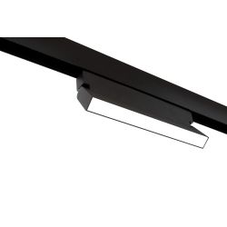 Магнитный трековый светильник ЭРА TRM20-2-22-12W4K-B для системы NOVA 48V 12Вт 4000К заливающий свет черный