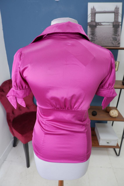 Блузка ярко-розовая, 44 размер