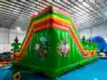 Коммерческий надувной батут "Джунгли" с горкой, 10*6*4.5 м