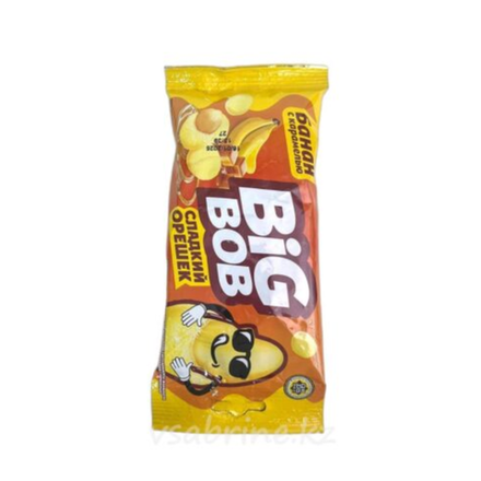 Арахис сладкий со вкусом Банана с карамелью Big Bob  50 гр