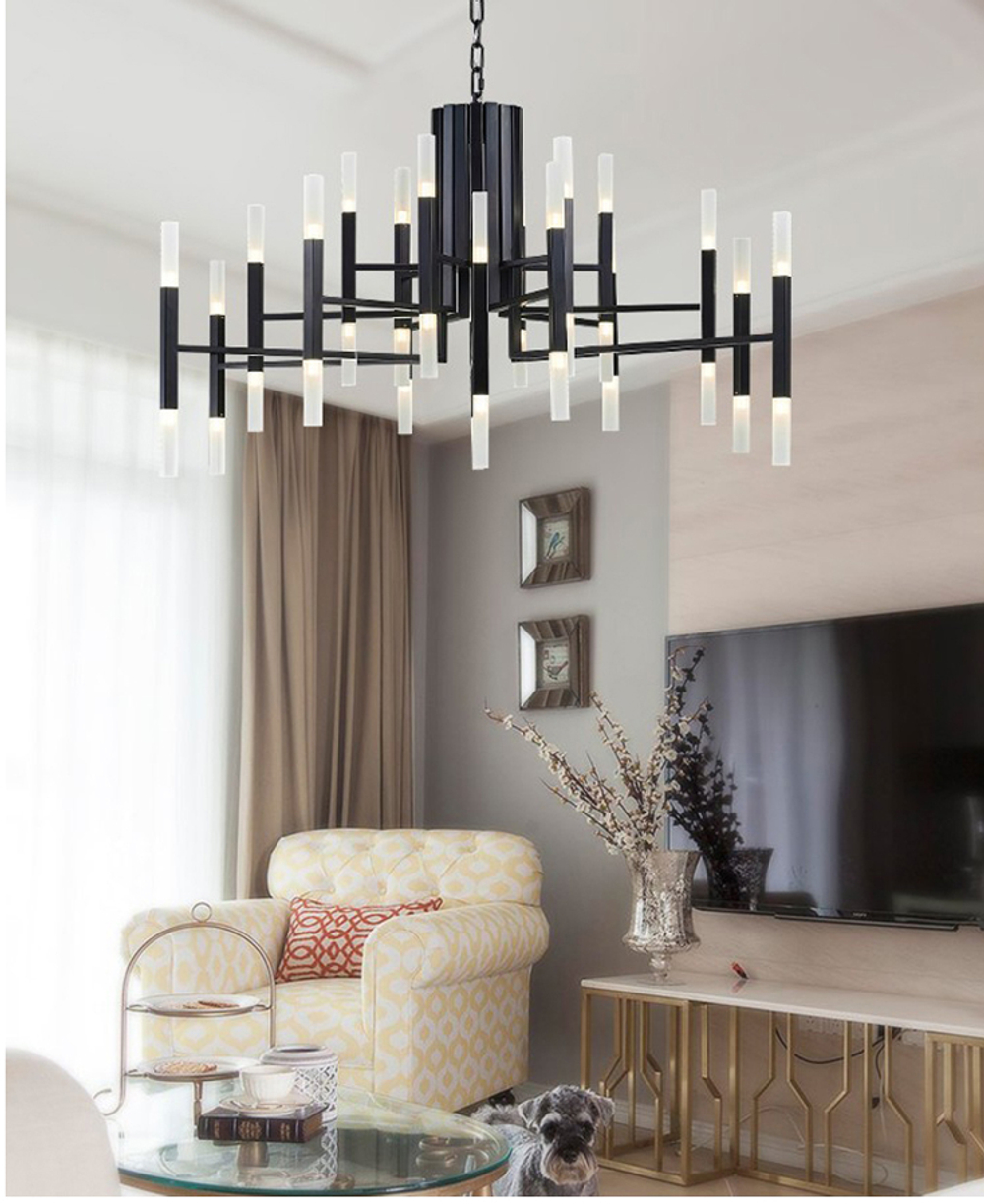 Pendant design lamp  THE LIGHT by Alma 36 lampshades (White)