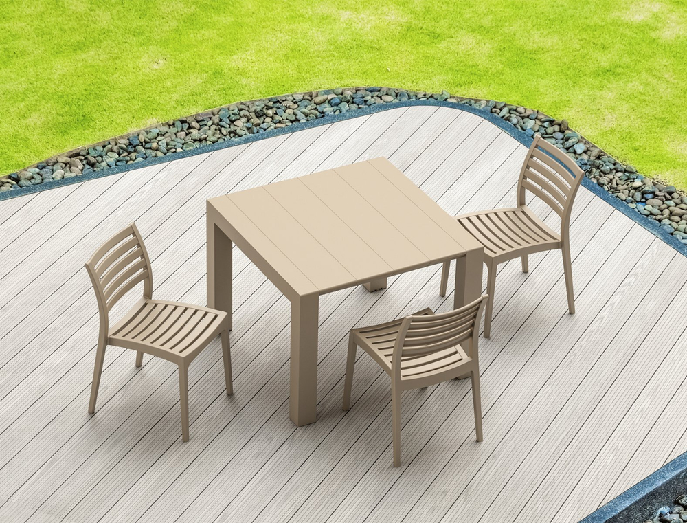 Стул пластиковый Siesta Contract Ares, бежевый