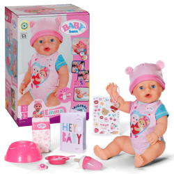 BABY born - Интерактивная кукла Эмма 43 см + аксессуары 836392 / артикул   836392  / GTIN 4001167836392