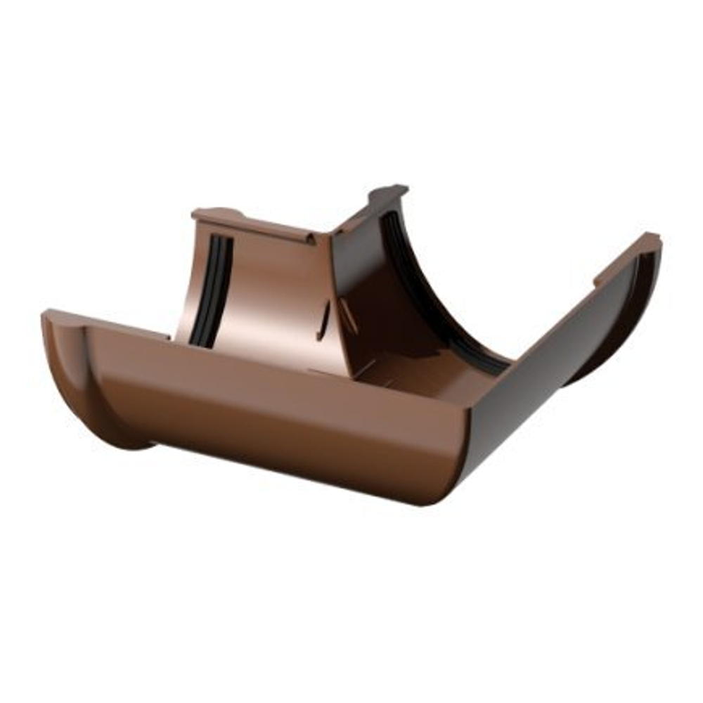 VERAT УГОЛ ЖЕЛОБА 90°, КОРИЧНЕВЫЙ ШТ