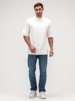 Футболка мужская плотная. Белая